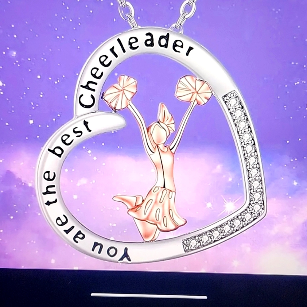 You are the best cheerleader necklace